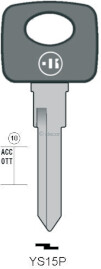 CLE A TÊTE PLASTIQUE YS15P Clés Auto