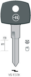 CLE TRANSPONDEUR YS15TK-1 Clés Transpondeurs
