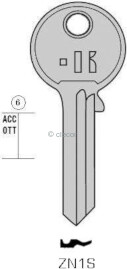 CLE PLATES ZN1S Clés Plates